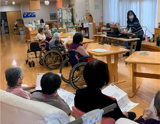 音楽療法の様子