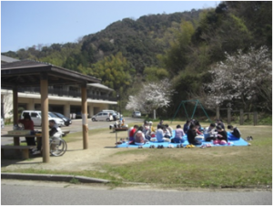 お花見風景