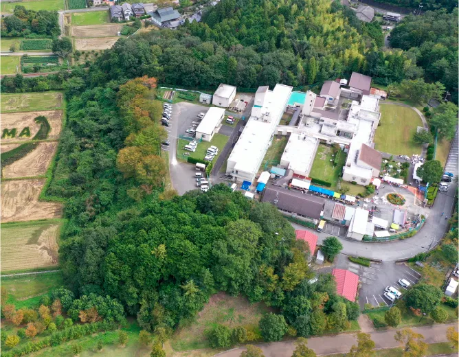 上空から見た赤穂精華園全景