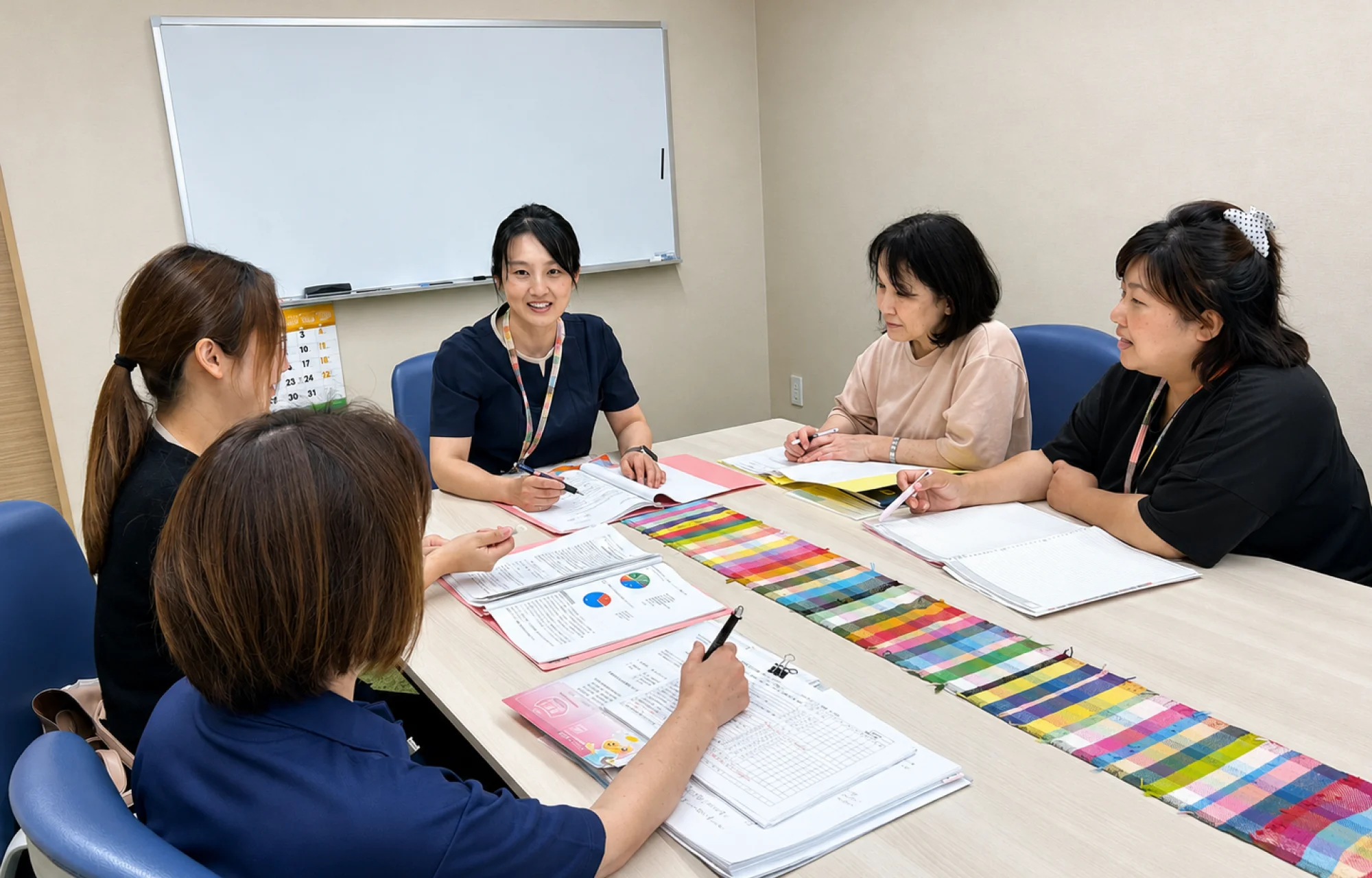 障害者支援施設 出石精和園 看護師の仕事風景