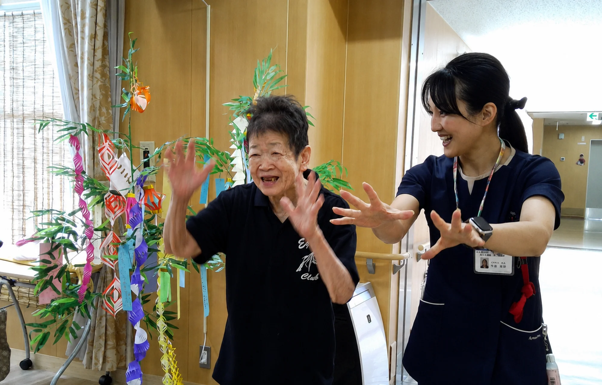 障害者支援施設 出石精和園 看護師の仕事風景
