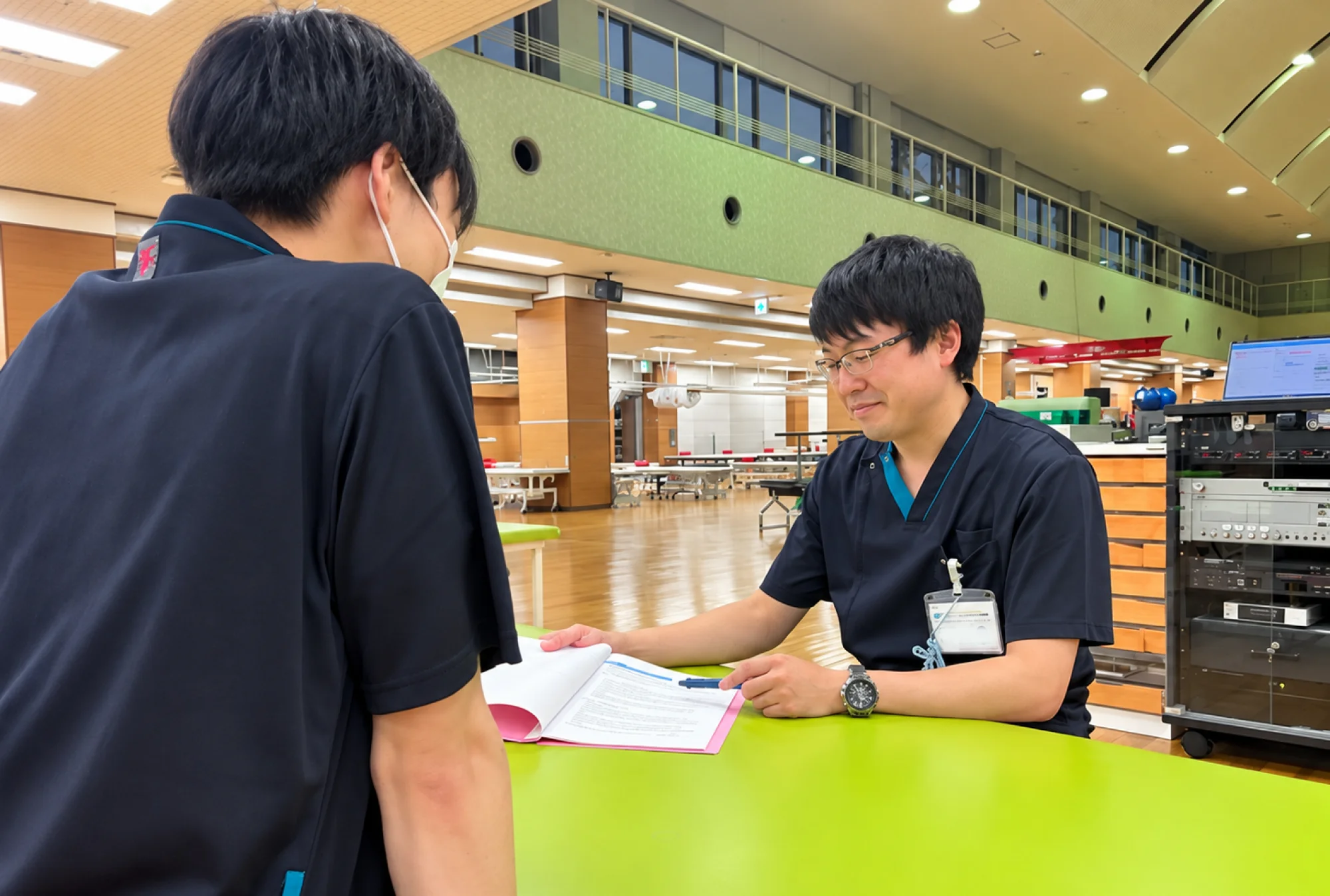 兵庫県立リハビリテーション中央病院 理学療法士の仕事風景