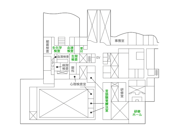 本館2F フロア図