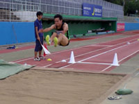 障害者アスリートマルチサポート事業陸上競技練習会の様子