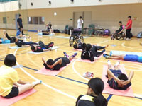 障害者アスリートマルチサポート事業卓球競技練習会の様子