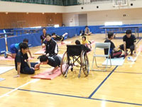 障害者アスリートマルチサポート事業卓球競技練習会の様子