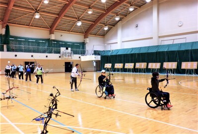 東京パラリンピック・ワールドマスターズゲームズ関西開催記念スポーツ交流大会の様子