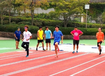 障害者アスリートマルチサポート事業陸上競技練習会の様子