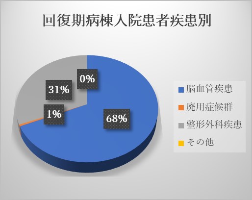 グラフ | 令和3年度 入院件数・入院患者疾患別内訳 回復期病棟