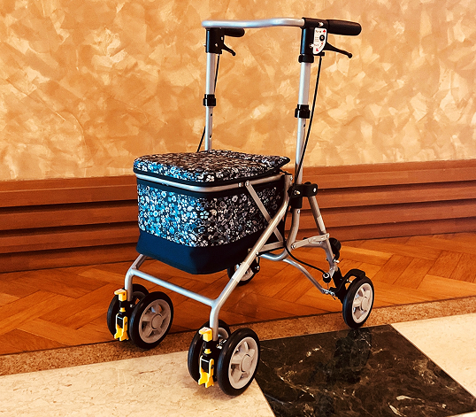 シンフォニースリムBOX (花柄紺)